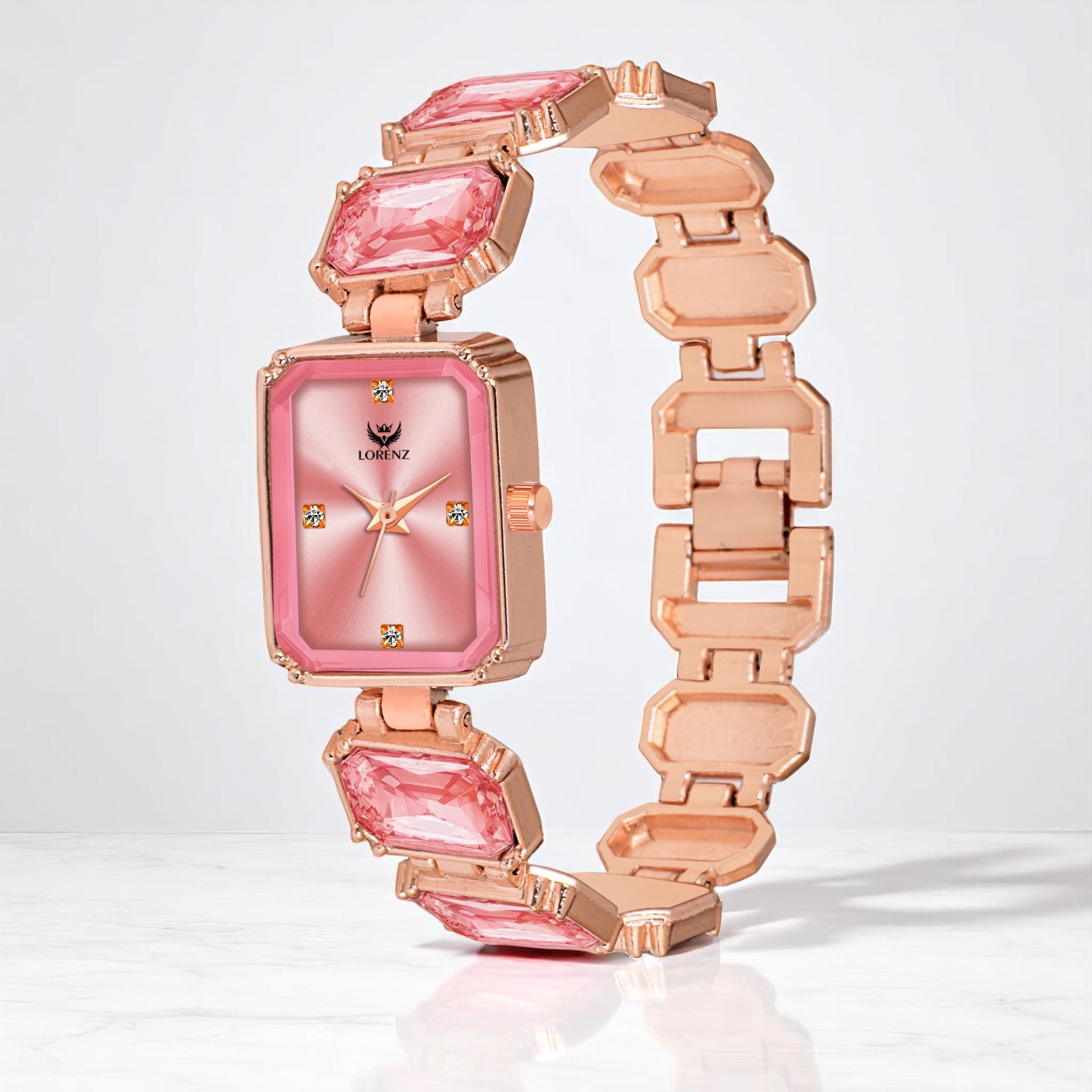 Stylish Crystal Studded Analog Watch for Girls – AS-134A
