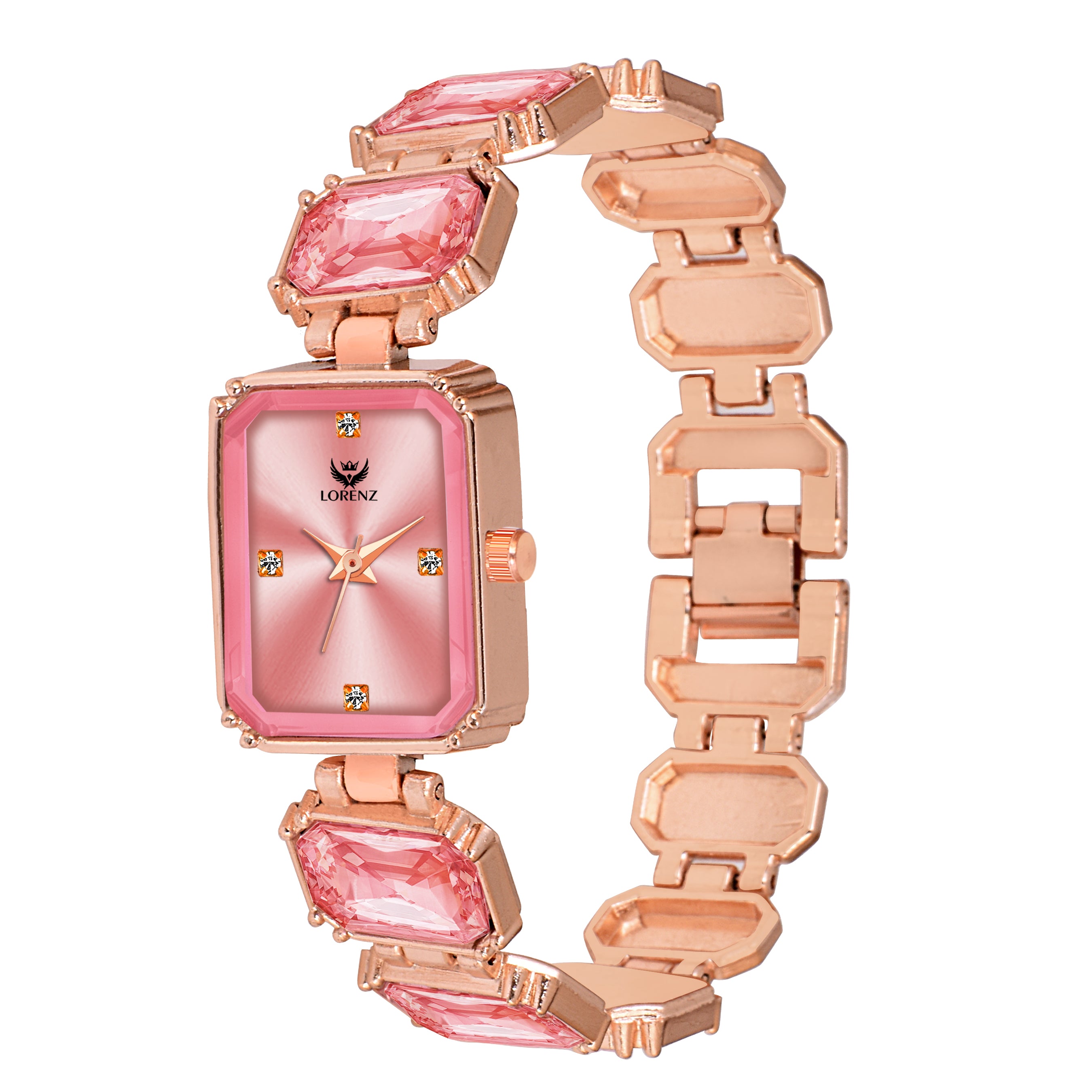 Stylish Crystal Studded Analog Watch for Girls – AS-134A