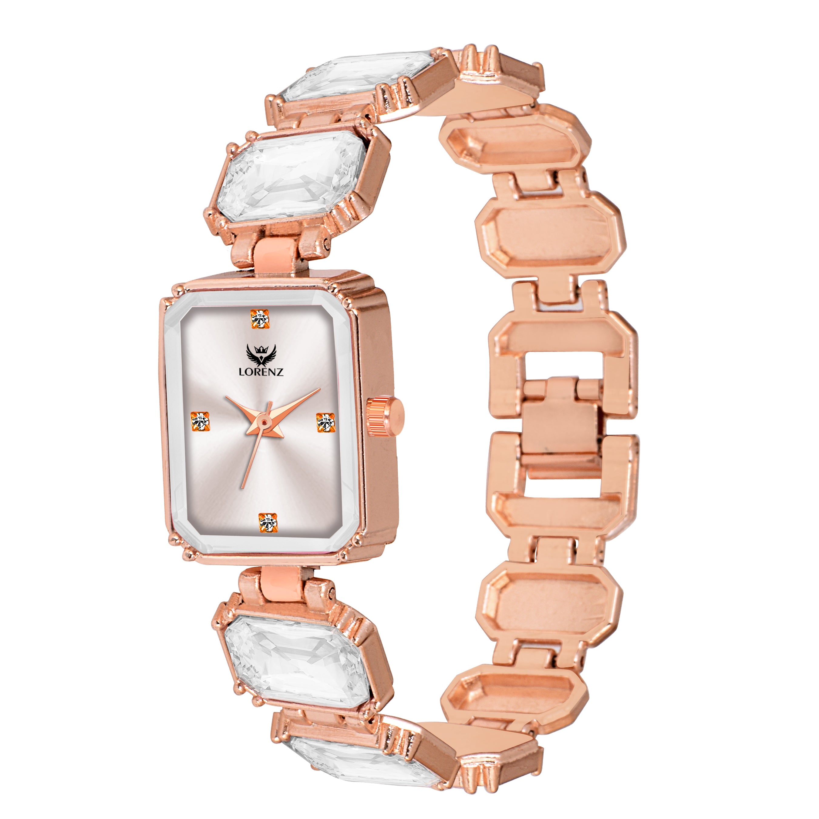 Elegant Crystal Studded Analog Watch for Girls – AS-137A