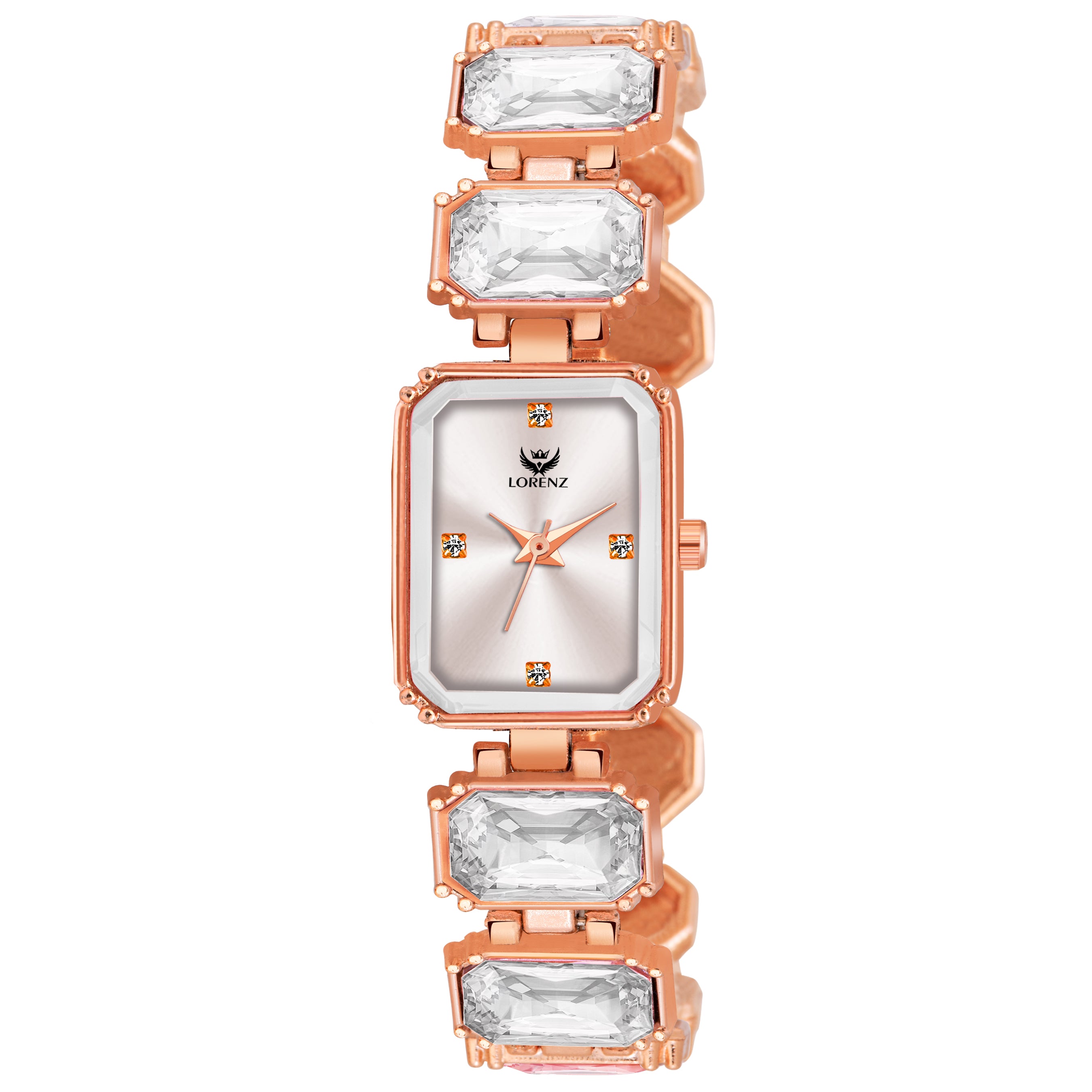 Elegant Crystal Studded Analog Watch for Girls – AS-137A