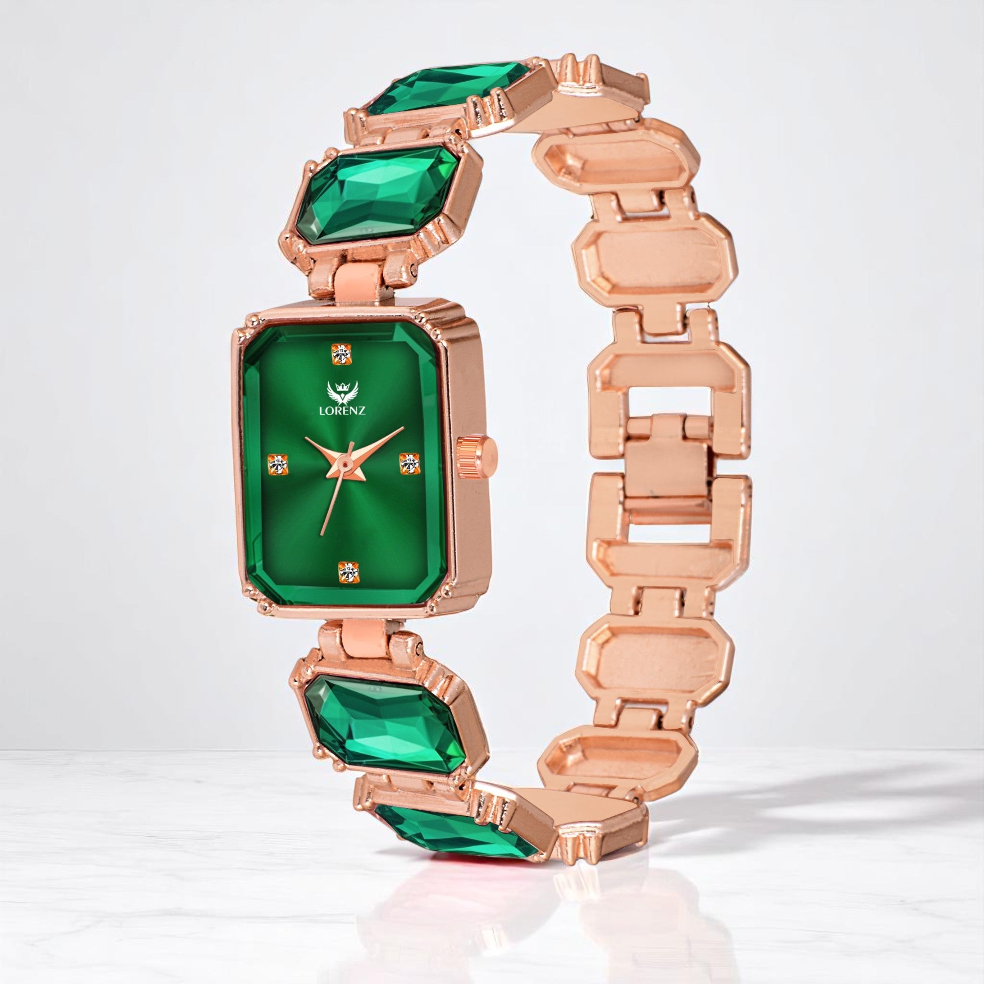 Elegant Crystal Bracelet Analog Watch for Girls & Women – AS-138A