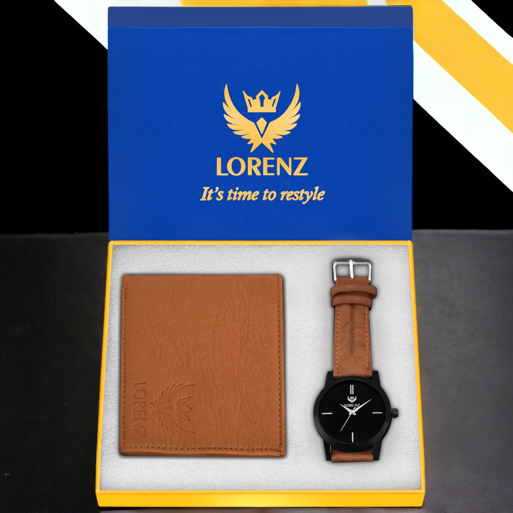Lorenz Watch & Wallet Combo