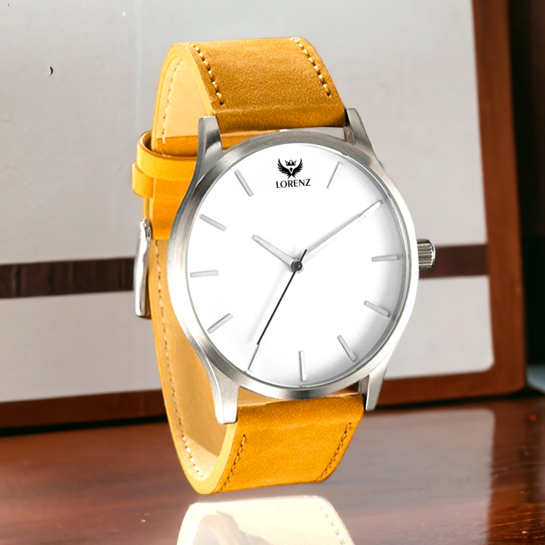 Lorenz MK-1055A White Dial Corporate Look Casual Fit Analog Watch