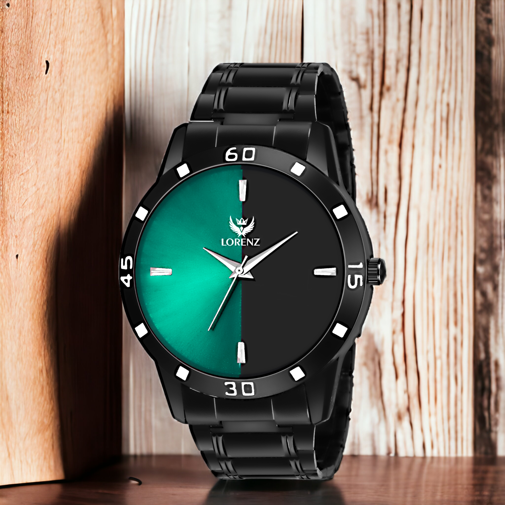 Black Analogue Watch for Men
