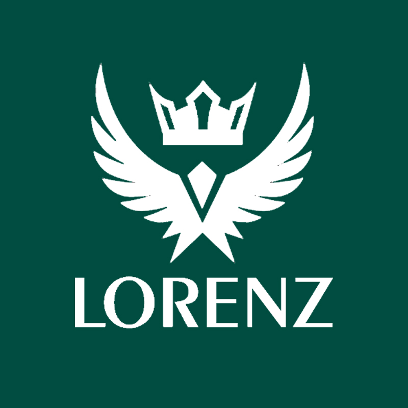 Lorenz PU Leather Gray Strip Bi-Fold Wallet for Men (Black) WL-18