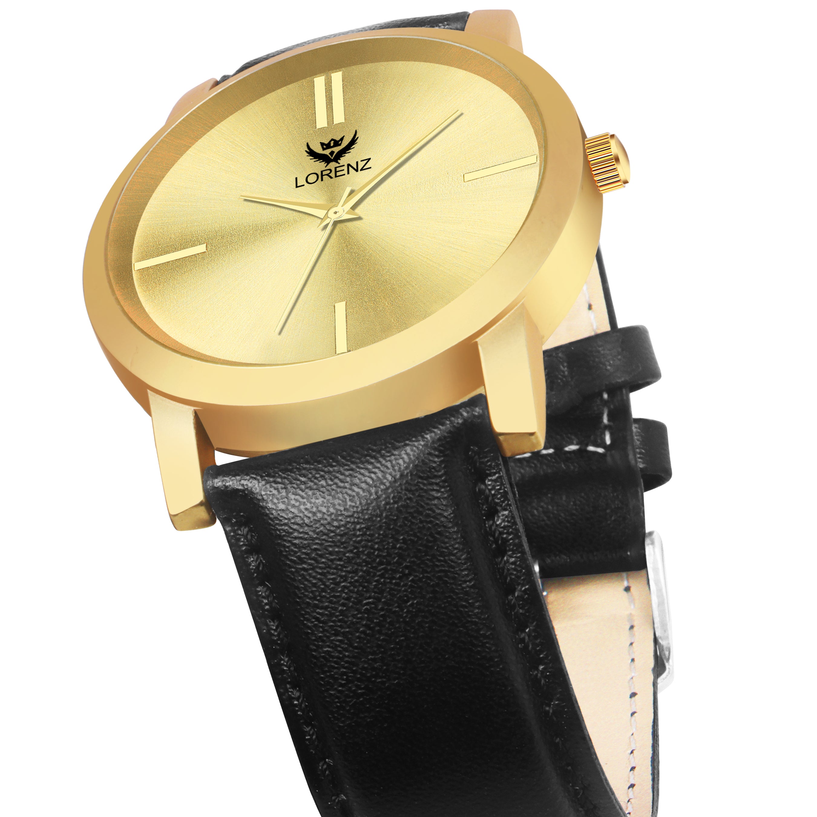Lorenz Analogue Golden Dial Men's Watch -MK-4036R - Lorenz Fashion