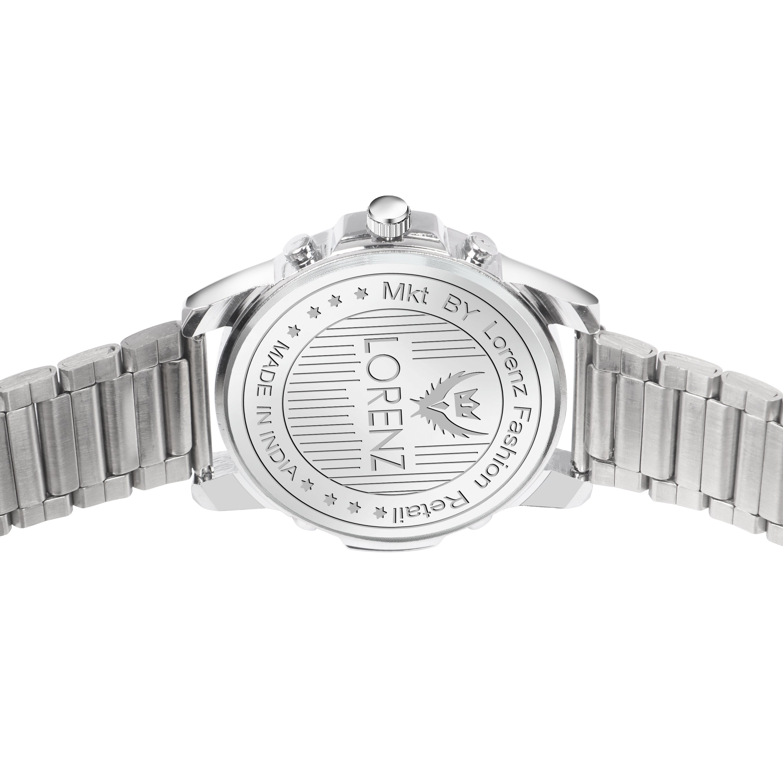 Make a Statement with Lorenz Stainless Steel Watch