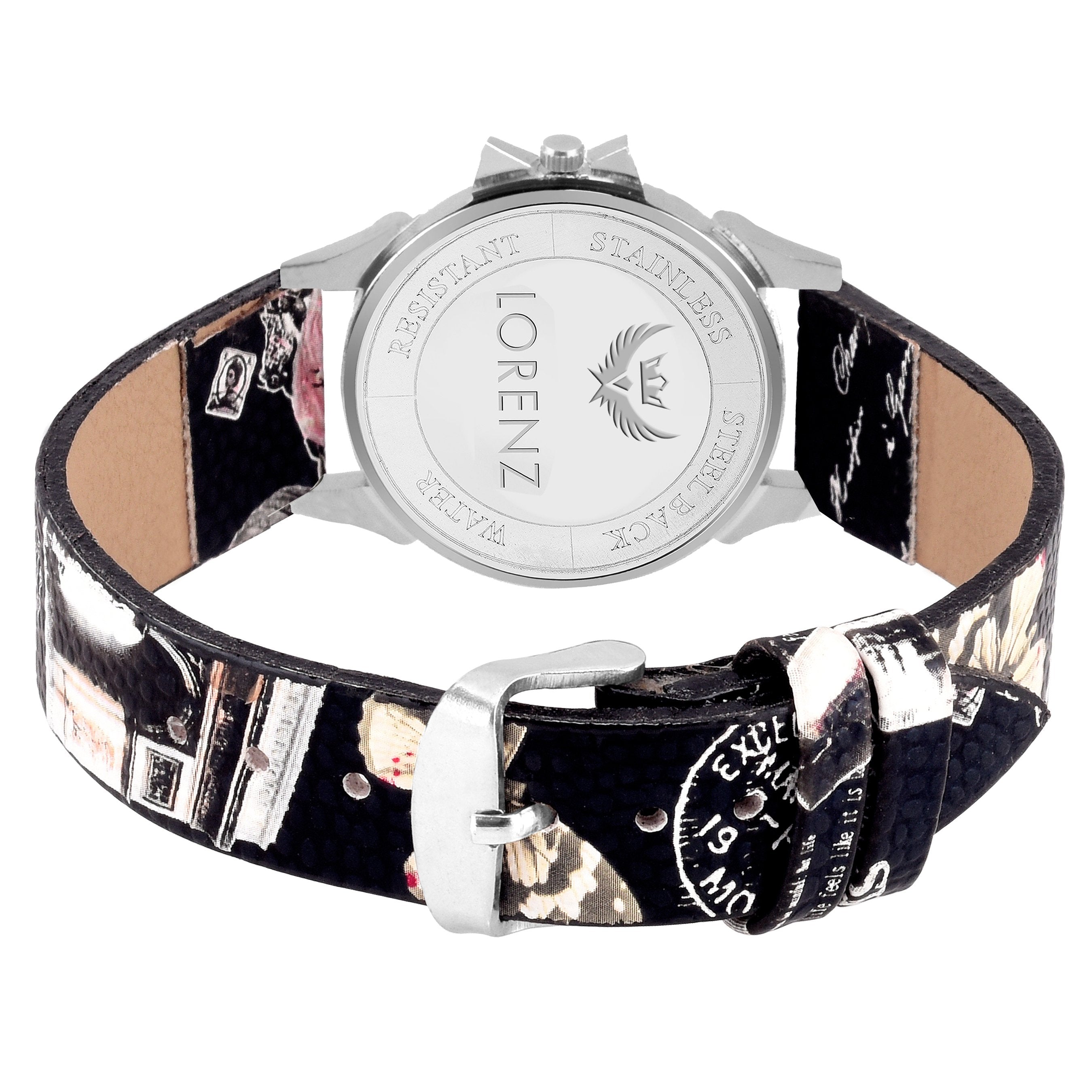 Printed Strap Watch for Women - Lorenz Fashion