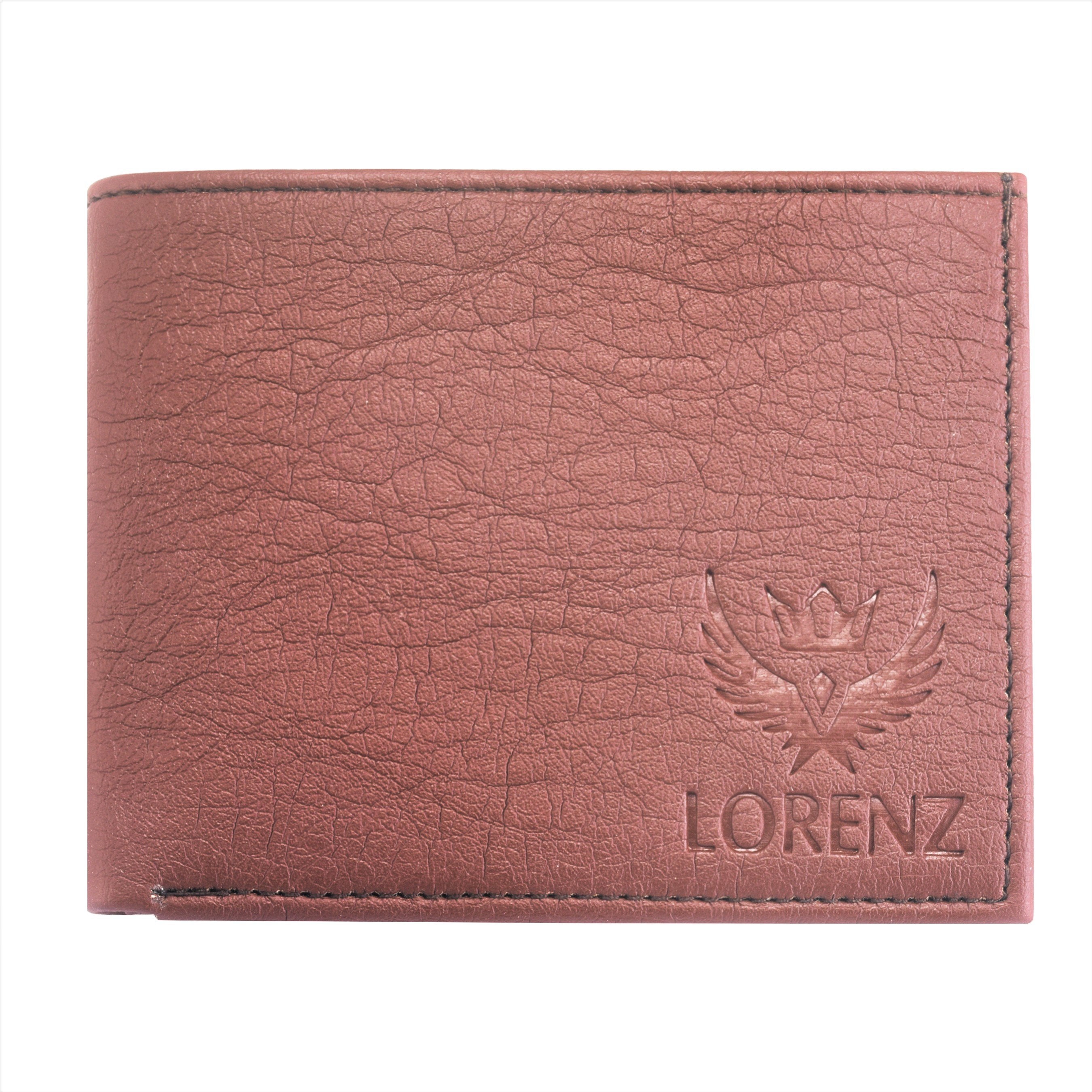 Lorenz Combo of Brown Men's Wallet & Black Dial Watch - Lorenz Fashion