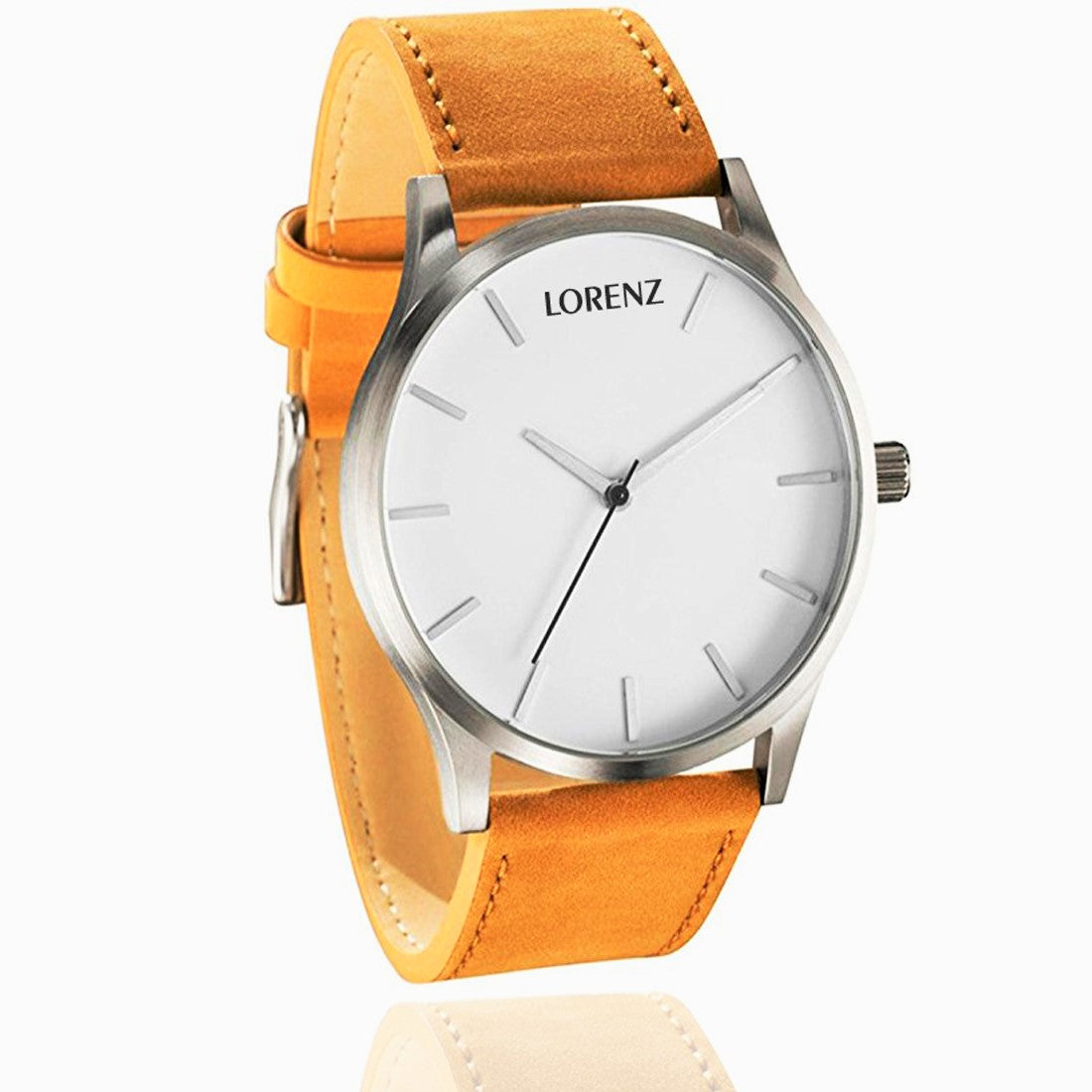 Lorenz Men's Tan Colour Watch and Wallet Combo - Lorenz Fashion
