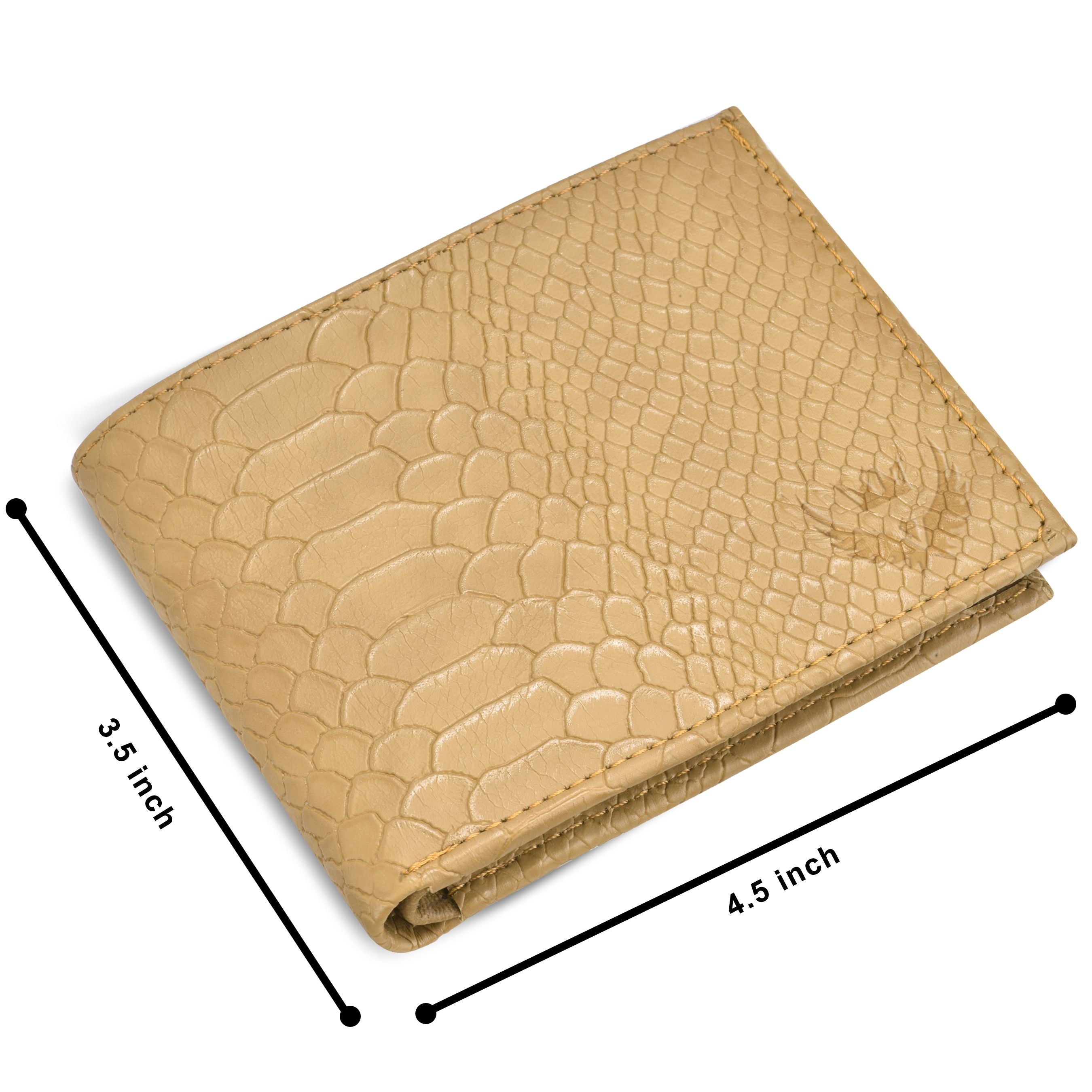  Lorenz Tan Leather Wallet 