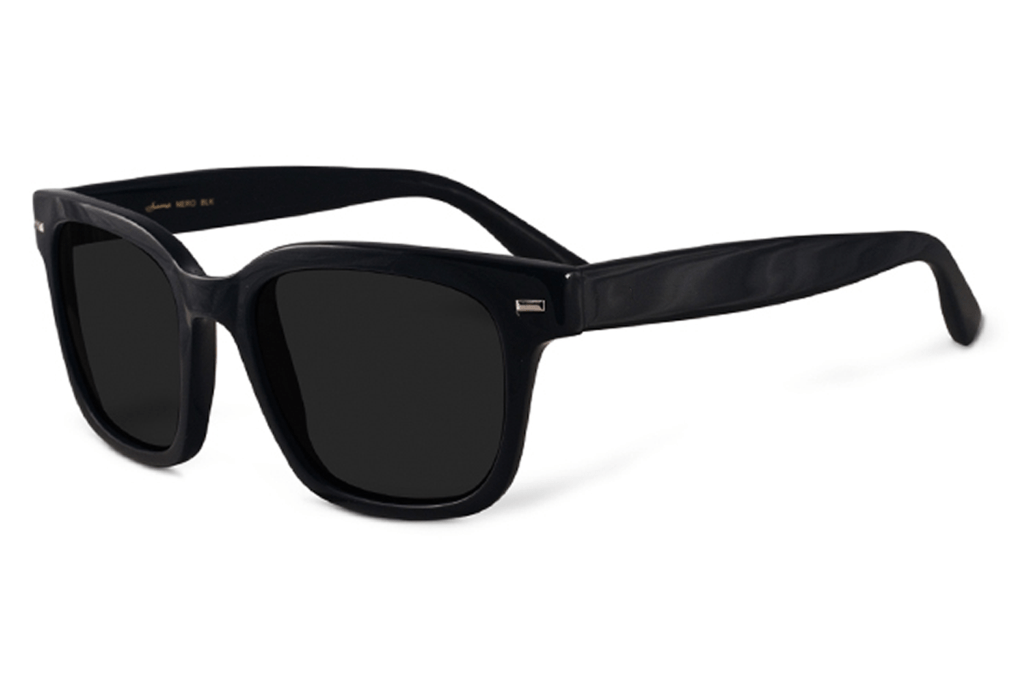 Lorenz Black Wayfarer Sunglasses