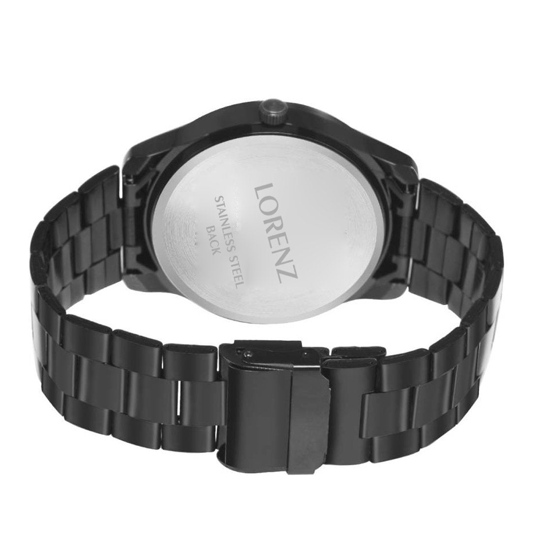 Lorenz Black Dial Watch with Black Strap
