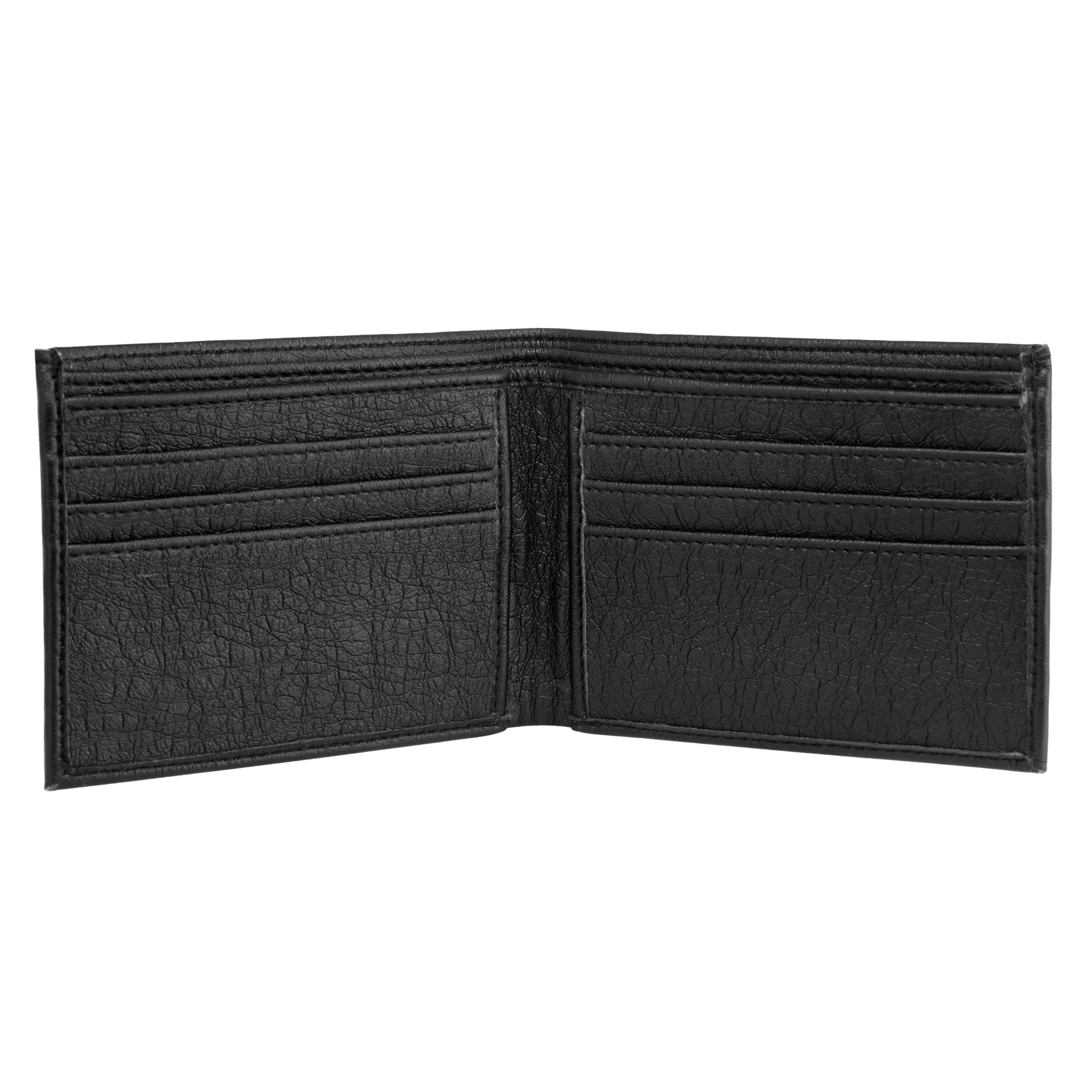 Lorenz Black Bi-Fold Wallet 