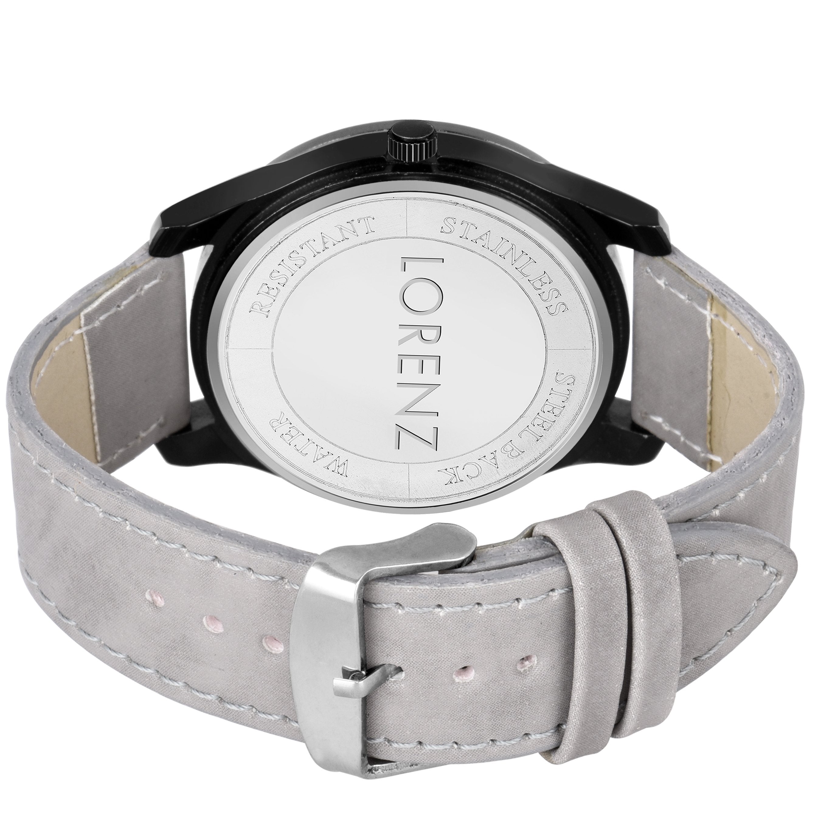 Lorenz Silver Dial Watch, Close-up