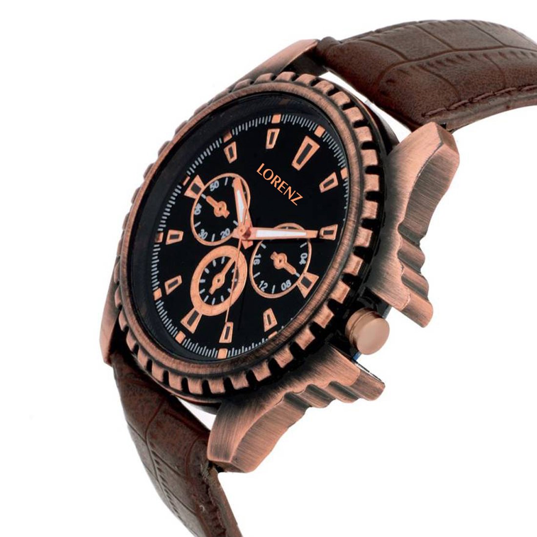 brown dial watch 