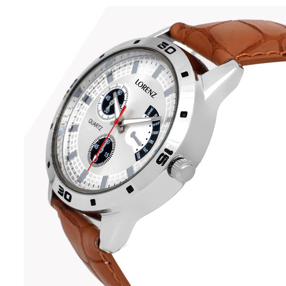 LORENZ Analogue Silver Dial Men's & Boy's Watch - Mk-1059A - Lorenz Fashion