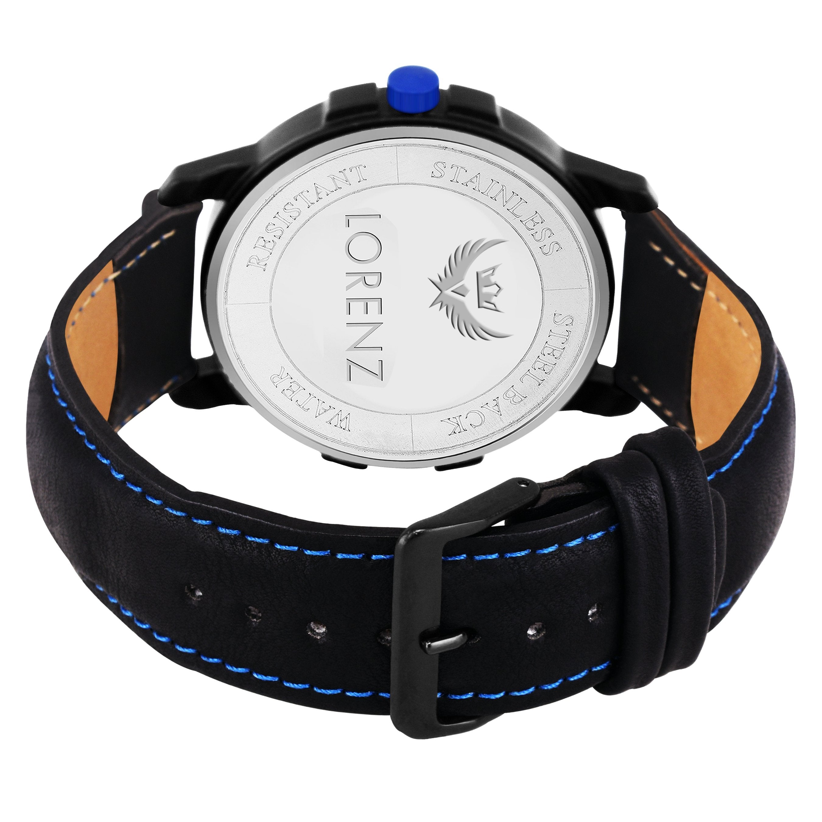 Lorenz Black Dial Casual Men's Watch -MK-2062W - Lorenz Fashion