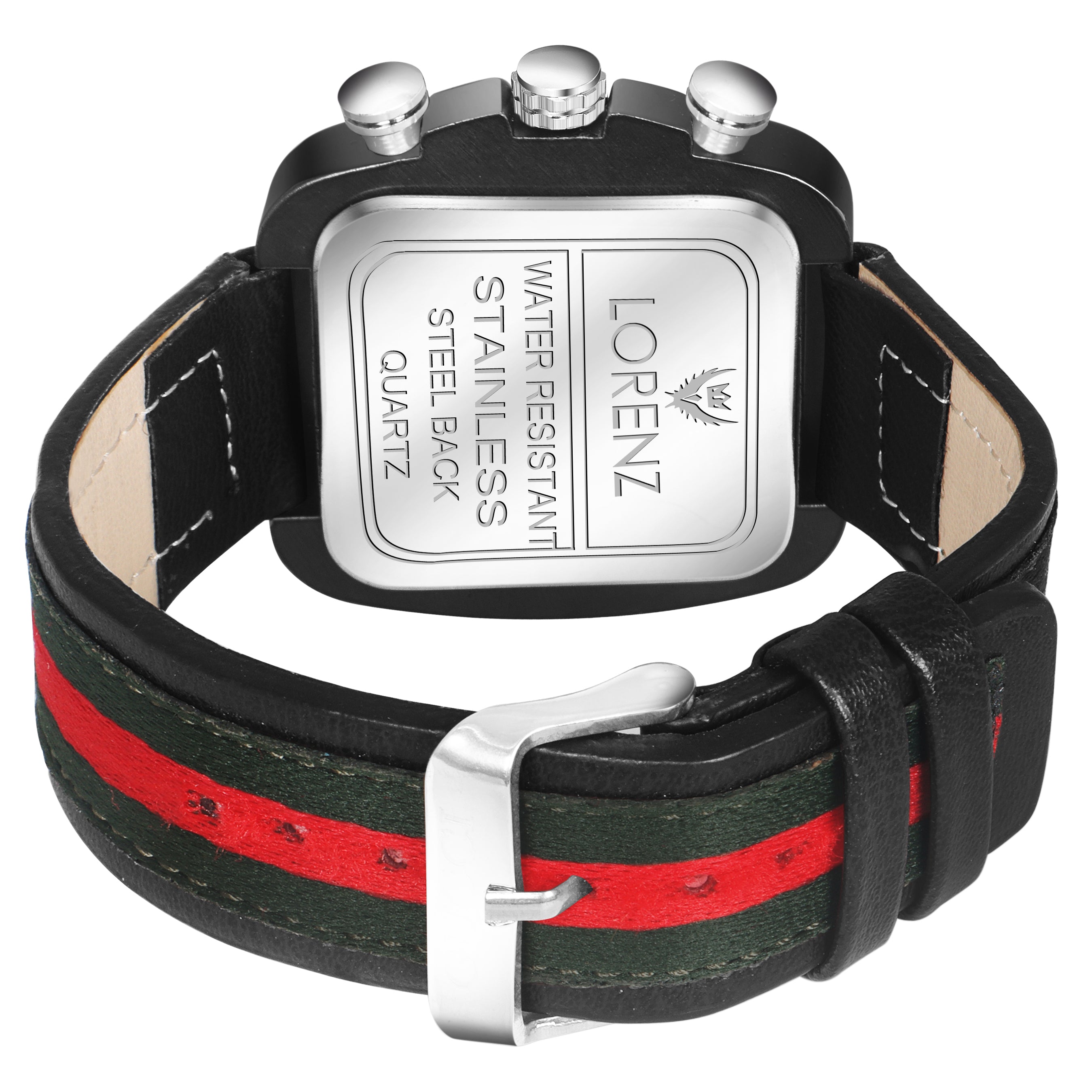 Lorenz Men's Superior Black Square Dial Watch: Precision, Elegance, and Durability - Lorenz Fashion